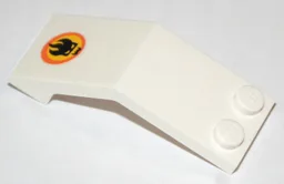 Windscreen 5 x 2 x 1 2/3 with Agents Dr. Inferno Logo Pattern (Sticker) - Set 8637