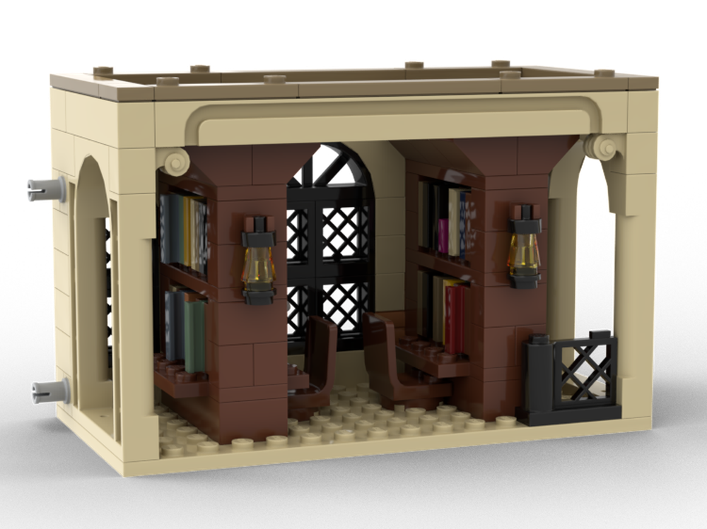 Lego Hogwarts Library (modular)