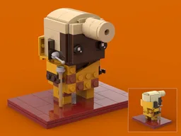 Ruby Rohd Brickheadz from the fifth Element