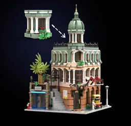 Raised Dome for 10297 Boutique Hotel