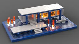 21009 Farnsworth House - Ice Planet Color Scheme