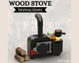 WOOD STOVE - LEGO MOC