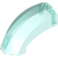 Windscreen 12 x 6 x 6 Curved / Trans-Light Blue