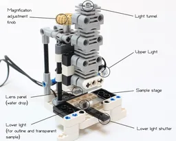 Lego Microscope (which works !)