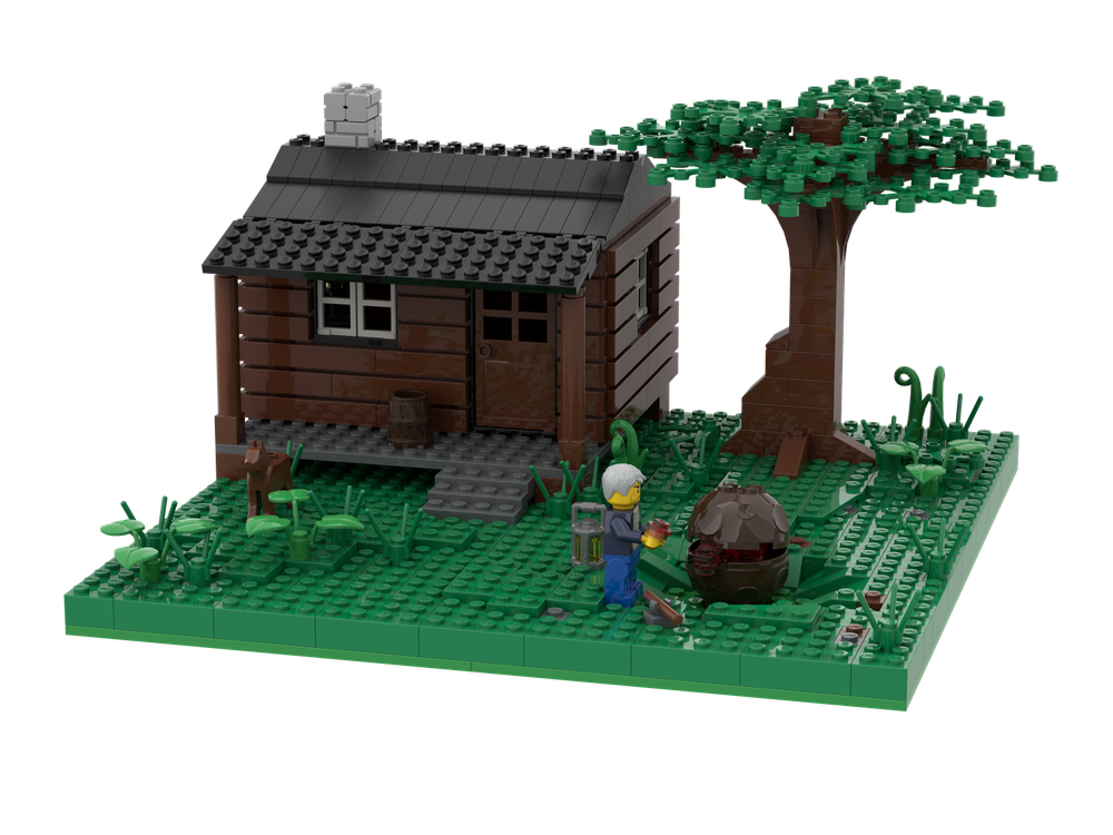 Lego Old Man Discovers the Blob