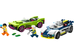 Police Car and Muscle Car Chase