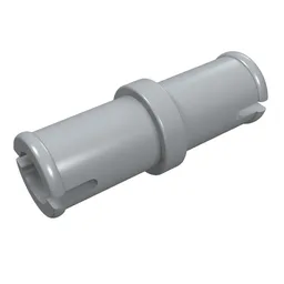 Technic Pin without Friction Ridges Lengthwise / Light Bluish Gray