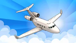 Private airplane / Private jet / Lear jet