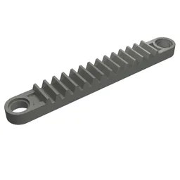 Technic Gear Rack 1 x 8 with Holes / Dark Bluish Gray