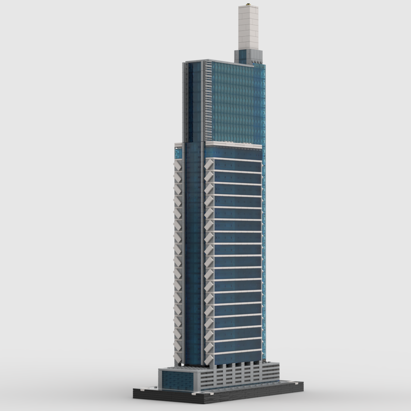 Lego Comcast Technology Center at 1/650th Scale