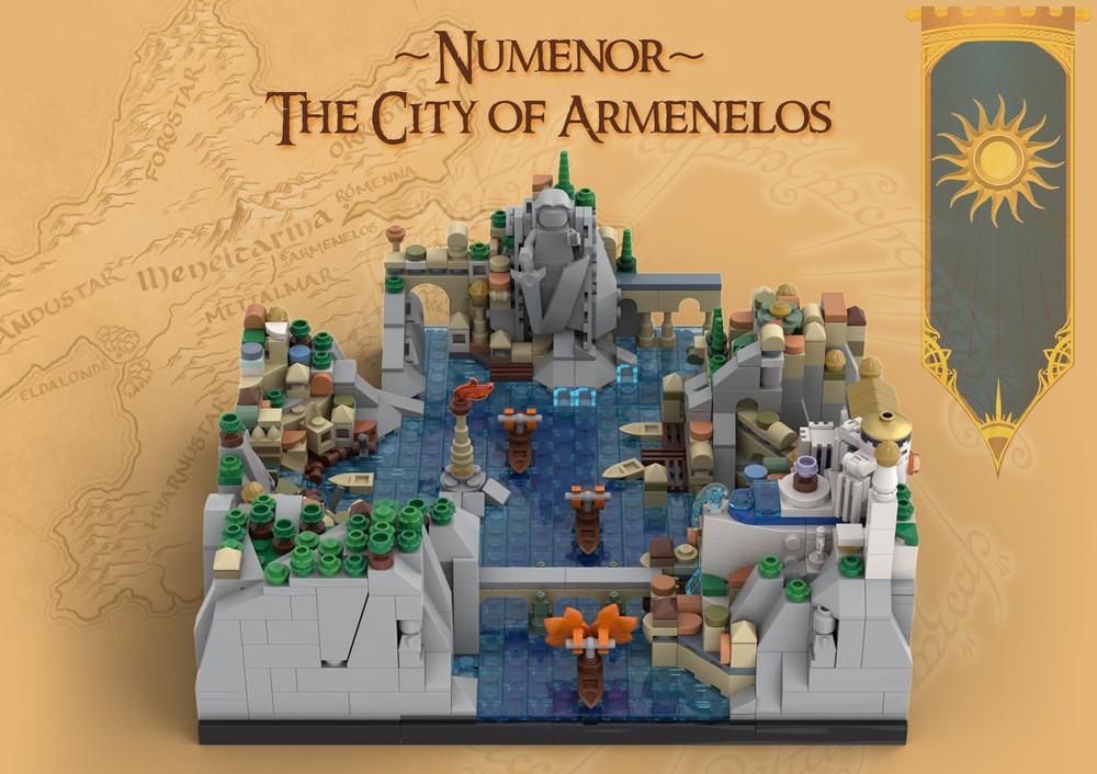 Lego Númenor – The city of Armenelos