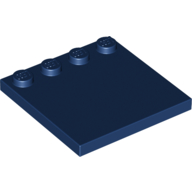 Lego Plate Special 4 x 4 with Studs on One Edge [Plain] / Dark Blue