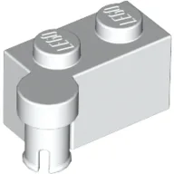 Hinge Brick 1 x 4 [Upper] / White
