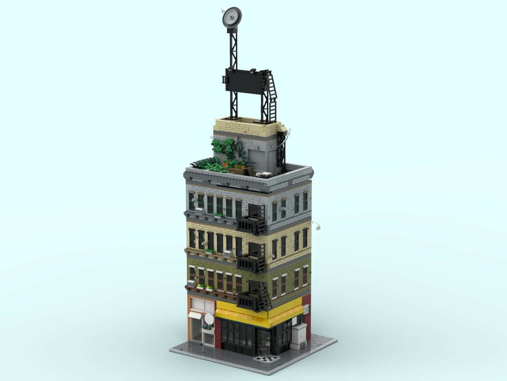 Lego Spider-Man Bodega Apartment Modular Build