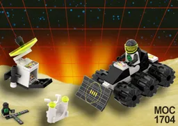 MOC - Blacktron II Satellite Plough