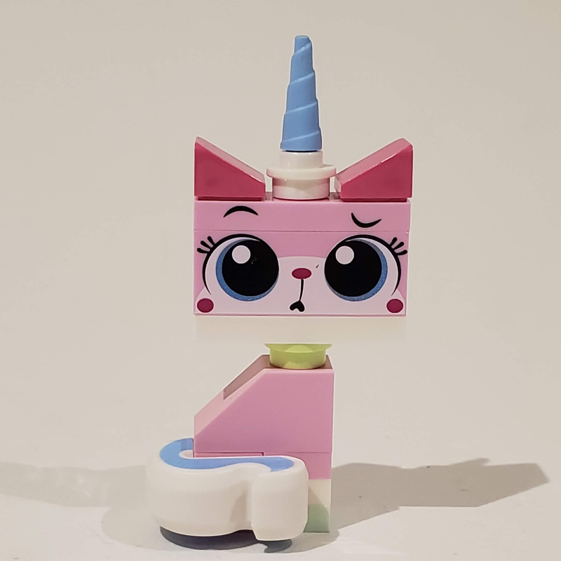 Lego Unikitty, Sitting, Confused