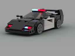 ferrari f40 police car
