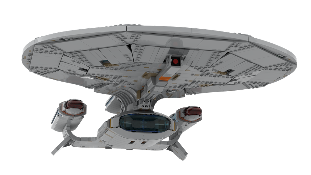 Lego USS Enterprise - Future Refit from "All Good Things"