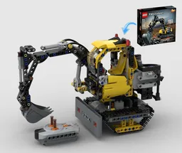 Excavator Motorized 42121 Modifications