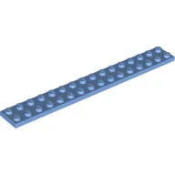 Plate 2 x 16 / Medium Blue