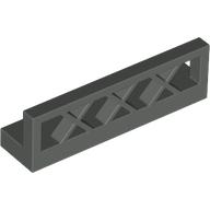 Lego Fence Lattice 1 x 4 x 1 / Dark Gray