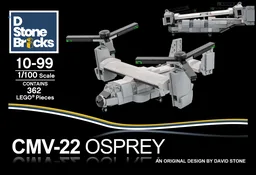 CMV-22 Osprey Tiltrotor 1:100 Scale