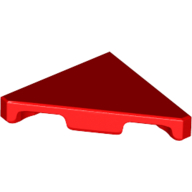 Lego Tile 45° Cut 2 x 2 (Triangle) / Red