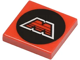 Tile 2 x 2 with MTron Logo Print