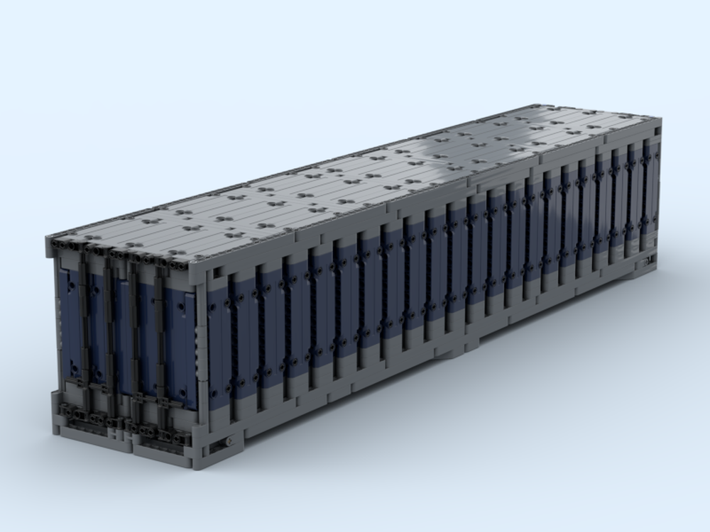 Lego 40' Overseas Container in Scale 1:17 (90 x 18 x 19 Studs)