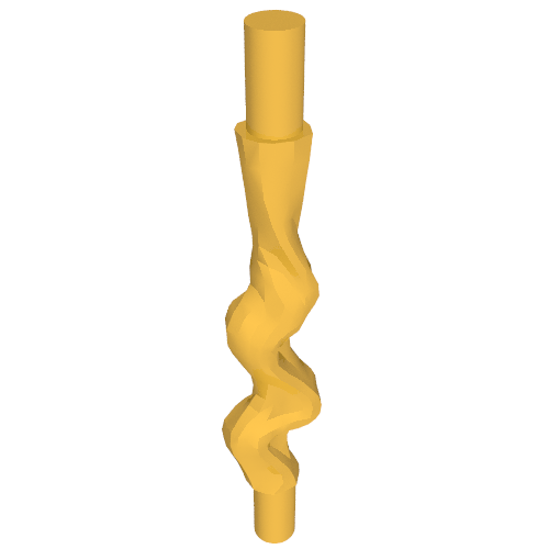 Lego Web Effect Long and Narrow Bars at Both Ends / Pearl Gold