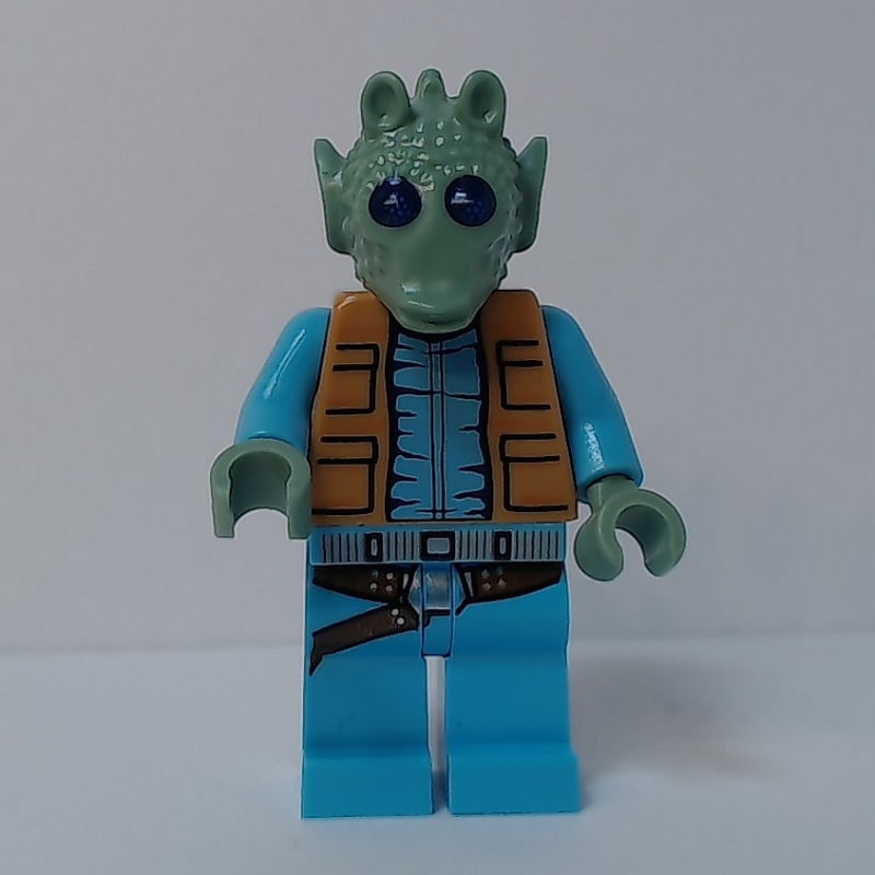 Lego Greedo, Sand Green Skin, No Knee Strap