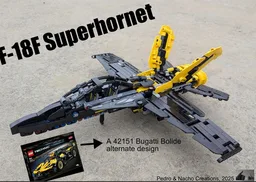 F-18F Superhornet (42151 Bugatti Bolide)
