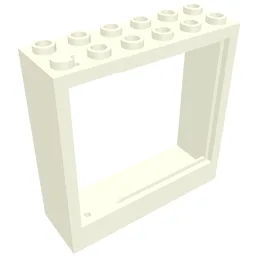 Fabuland, Door Frame 2 x 6 x 5 / White