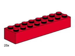 2 x 8 Red Bricks