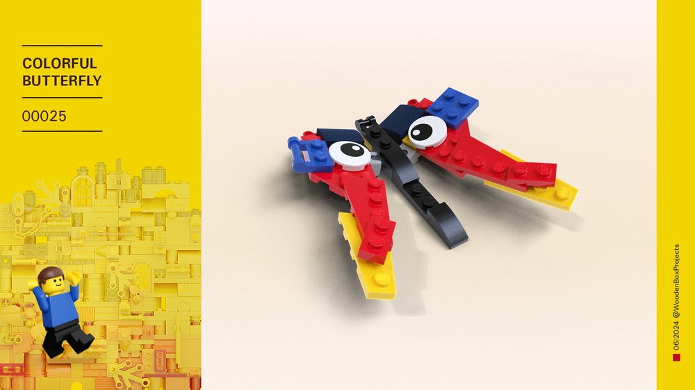 Lego Colorful Butterfly