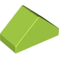 Duplo Brick 4 x 2 Double Slope 45° / Lime