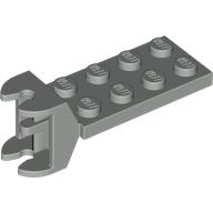 Lego Hinge Plate 2 x 4 with Articulated Joint - Female / Light Gray