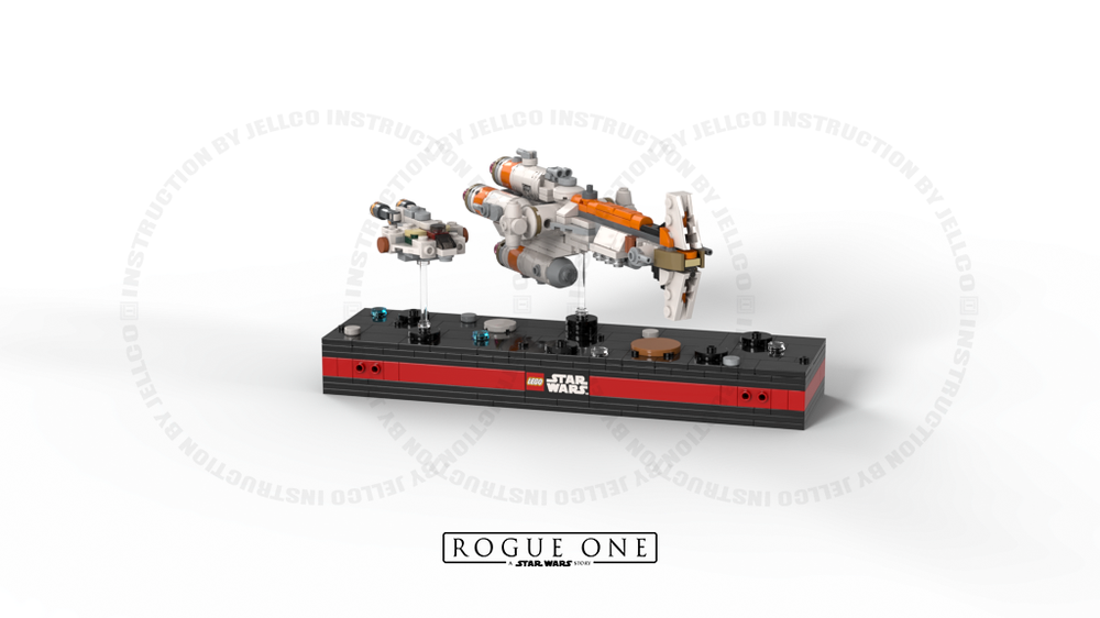 Lego Micro Hammerhead Corvette & Ultramicro VCX-100 Ghost for Rebel Alliance Fleet Complete Edition