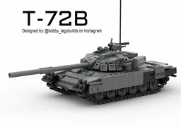 Lego T-72B in 1/45th scale