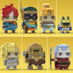 Chrono Trigger Brickheadz Collection