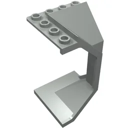 Panel 4 x 4 x 6 Corner Concave / Light Gray