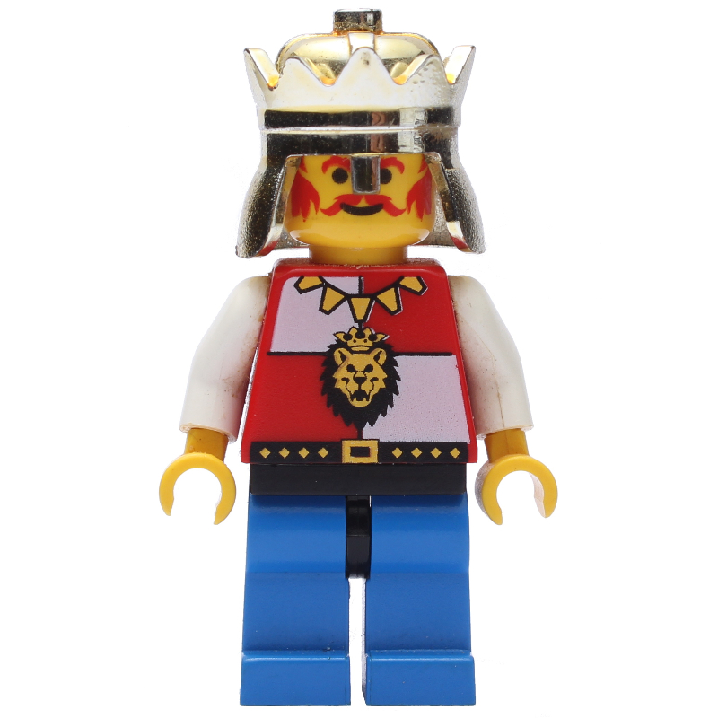 Lego King (Royal Knights) - Blue Legs, Black Hips