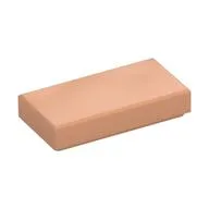 Tile 1 x 2 with Groove / Nougat
