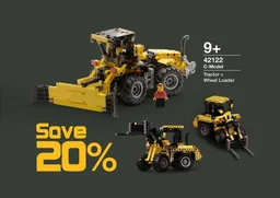 42122 - Combo | Tractor & Wheel Loader with Fork