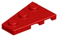 Wedge Plate 3 x 2 Left / Red