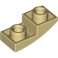 Brick Curved Inverted 2 x 1 / Tan