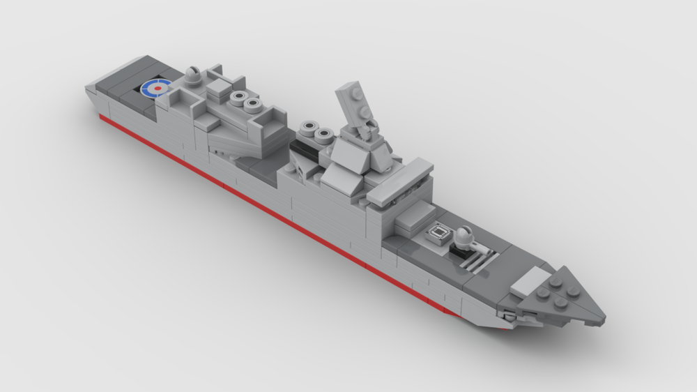 Lego MINI MOC Destroyer Arleigh Burke Class