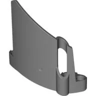 Technic Panel Fairing #22 Large Short, Small Hole, Side A / Dark Bluish Gray