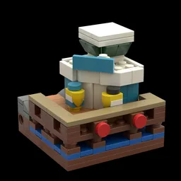 Mini Animal Crossing Tile Airport 1 Summer
