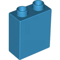 Duplo Brick 1 x 2 x 2 with Bottom Tube / Dark Azure